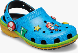 Crocs Crocs Super Mario Core Classic Clog Toddler - כפכפי קרוקס סופר מריו לילדים מידות קטנות