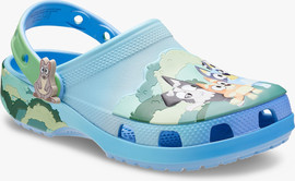 Crocs Toddler Bluey Best Buddies Classic Clog - כפכפי קרוקס בלואי וחברים לילדים בצבע כחול