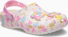 Crocs Crocs Hello Kitty and Friends Pastel Classic Clog - כפכפי קרוקס קלוג הלו קיטי וחברים לנשים בצבע ורוד