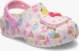 Crocs Crocs Hello Kitty and Friends Pastel Classic Clog T - כפכפי קרוקס קלוג לילדים הלו קיטי וחברים בצבע ורוד מידות קטנות