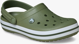 Crocs Crocs Crocband - כפכף קרוקס אוורירי בצבע ירוק-אפור קרגו