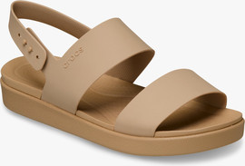 Crocs Crocs Brooklyn Backstrap Low Low - סנדלי קרוקס ברוקלין לנשים בצבע חום קשיו