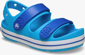 Crocs Crocs Crocband Cruiser Sandal T - סנדלי קרוקבנד לילדים בצבע כחול ונציאני/כחול בו מידות קטנות