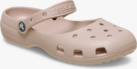 Crocs Crocs Classic Ballet - כפכפי בובה קרוקס לנשים בצבע קוורץ