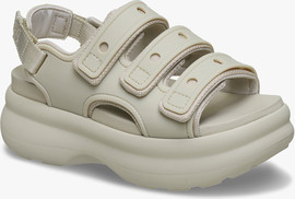 Crocs Crocs Soho Frosted Sport Sandal - סנדלי פלטפורמה קרוקס סוהו לנשים בצבע מטאור