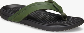 Crocs Crocs Yukon Surf LR Flip - כפכפי אצבע קרוקס לגברים בצבע ארמי ירוק / שחור