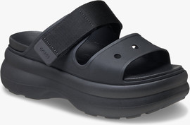 Crocs Crocs Soho Two Strap Sandal - סנדלי קרוקס סוהו רצועות כפולות לנשים בצבע שחור