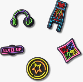 Crocs Crocs Jibbitz Level Up Gamer - מארז 5 ג'יביטים קרוקס