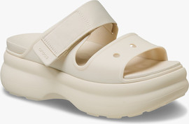 Crocs Crocs Soho Two Strap Sandal - סנדלי קרוקס סוהו רצועות כפולות לנשים בצבע פרפה