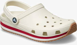 Crocs Crocs Crocband Runner - כפכפי קלוג קרוקס קרוקבנד ראנר בצבע לבן פסגה
