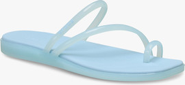 Crocs Crocs Miami Jelly Toe Loop Sandal - סנדלי קרוקס מיאמי לנשים בצבע כחול שמיים ג'לי