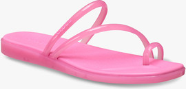 Crocs Crocs Miami Jelly Toe Loop Sandal - סנדלי קרוקס מיאמי לנשים בצבע ורוד לימונדה ג'לי