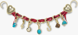 Crocs Crocs Gold Bandana Rivet Chain - שרשרת ג'יביטים לקרוקס