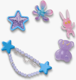 Crocs Crocs Funky Festival - מארז 5 ג'יביטים קרוקס