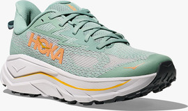 Hoka Hoka Challenger Wide 8 - נעלי ספורט נשים הוקה צ'אלנג'ר 8 רחבות בצבע ג'ייד/אפור קוסמי