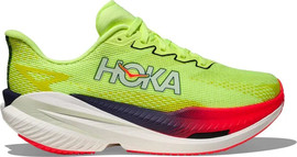 Hoka נעלי ריצה הוקה מאך איקס 3 רחבות לגברים Hoka 1168871/NZS MACH X 3 WIDE (2E) NEON