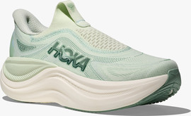 Hoka HOKA Skyward Laceless - נעלי התאוששות הוקה סקייווארד לייסלס לנשים בצבע זכוכית ים/מרווה