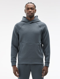 Hoka Hoka Essential Recovery Hoodie - סווטשירט הוקה לגברים בצבע נייבי דהוי