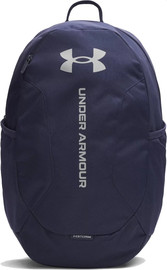 UNDER ARMOUR תיק גב ספורטיבי עם תא למחשב נייד מבית Under Armour דגם Hustle Lite Backpack 26L צבע Navy