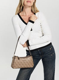 GUESS תיק Guess Noelle Ii 3 Comp Shldr Xbody נשים - גס - Black