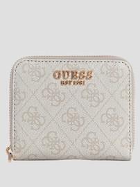 GUESS ארנק Guess Laurel Ii Slg Small Zip Around נשים - גס - Beige