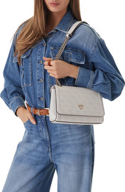 GUESS תיק Guess Noelle Ii Conv Xbody Flap נשים - גס - Beige