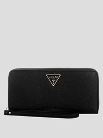 GUESS ארנק Guess Lucci Slg Large Zip Around נשים - גס - Black