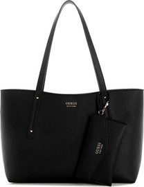 GUESS ארנק Guess Brenton Top Zip Tote נשים - גס - Black