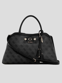 GUESS תיק Guess Lindsey Girlfriend Satchel נשים - גס - Grey