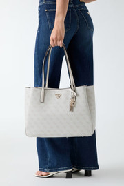 GUESS תיק Guess Noelle Ii Tech Tote נשים - גס - Beige