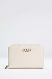GUESS ארנק Guess Amorette Slg Med Zip Around נשים - גס - Beige