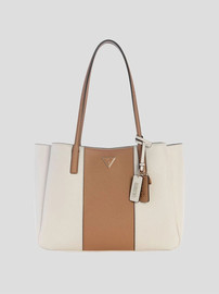 GUESS תיק Guess Noelle Ii Tech Tote נשים - גס - Beige