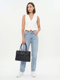 GUESS תיק Guess Kiera Tote נשים - גס - Grey