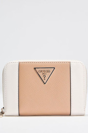 GUESS ארנק Guess Laurel Ii Slg Med Zip Around נשים - גס - Beige