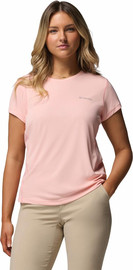 Columbia חולצה קצרה לנשים Zero Rules Light Short Sleeve Crew