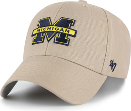 47 brand כובע מצחייה חאקי- MVP NCAA Michigan