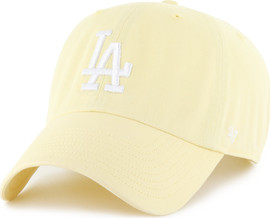 47 brand כובע מצחייה רך צהוב חמאה LA