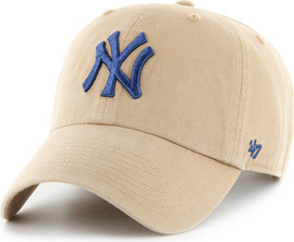47 brand כובע מצחייה רך חאקי NY