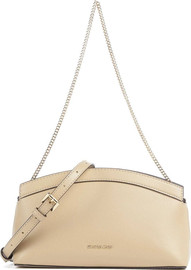 MICHAEL KORS תיק מייקל קורס Athena Small Dome Chain Clutch Crossbody נשים - מייקל קורס - Beige