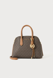 MICHAEL KORS תיק מייקל קורס Teddi Medium Signature Logo Slouchy Shoulder Bag נשים