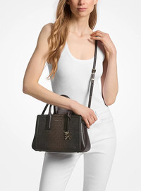 MICHAEL KORS תיק מייקל קורס Laila Small Signature Logo Satchel נשים