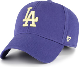47 brand כובע מצחייה מובנה מכותנה צבע כחול LOS ANGELES DODGERS