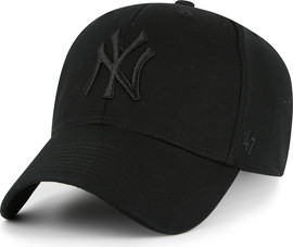 47 brand כובע מצחייה  מובנה מכותנה צבע שחור NY Yankees
