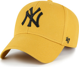 47 brand כובע מצחייה מובנה מכותנה צבע חרדל NY Yankees