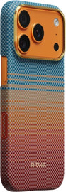 PITAKA PITAKA California Dream 01 Edge Case for iPhone 17 Pro - מגן סיב ארמיד פרימיום לאייפון 17 פרו