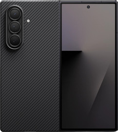 PITAKA PITAKA Ultra-Slim Case for Galaxy Z Fold7 Black-Grey - מגן סיב ארמיד פרימיום לגלקסי Z Fold7