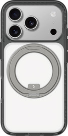 AMAZINGTHING AMAZINGTHING Titan Pro MagSpin Case iPhone 17 Pro Gray - מגן פרימיום עם רינג מסתובב לאייפון 17 פרו אפור