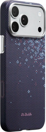 PITAKA PITAKA Sakura Hours Edge Case iPhone 17 Pro Twilight Violet - מגן סיב ארמיד פרימיום לאייפון 17 פרו