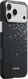 PITAKA PITAKA Sakura Hours Edge Case iPhone 17 Pro Midnight Black - מגן סיב ארמיד פרימיום לאייפון 17 פרו