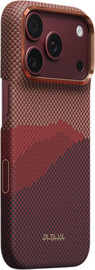 PITAKA PITAKA Over The Horizon Autumn Dusk Edge Case for iPhone 18 Pro - מגן סיב ארמיד פרימיום אדג' לאייפון 18 פרו